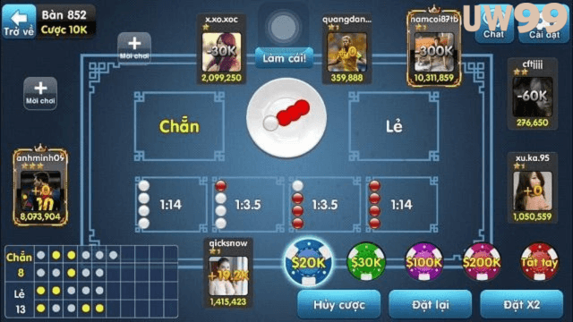 Những lý do nên chọn chơi game xóc đĩa đổi thưởng uw99